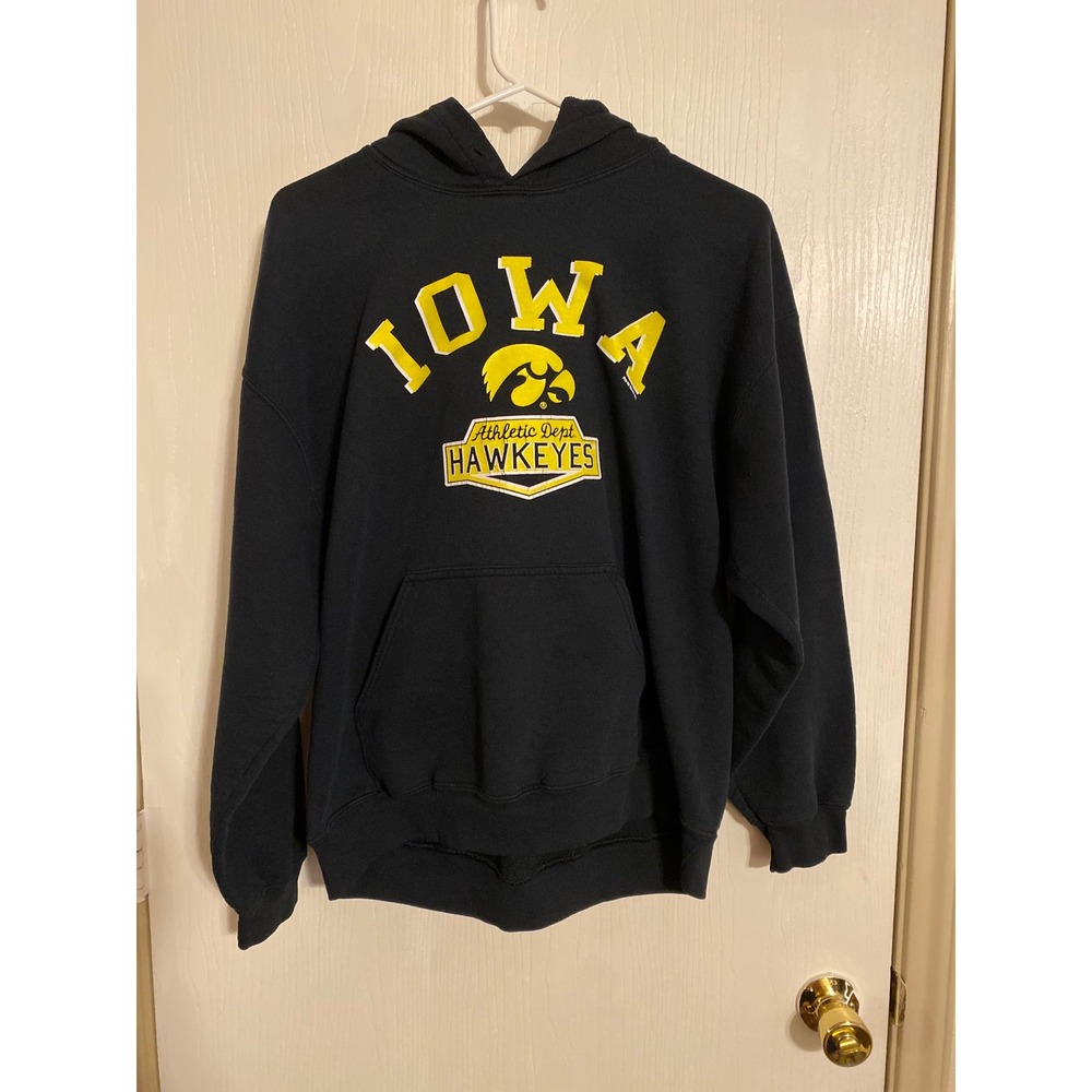 Gildan Iowa Hawkeyes Hoodie Black Yellow Athletic Dept Sweatshirt Large
0269